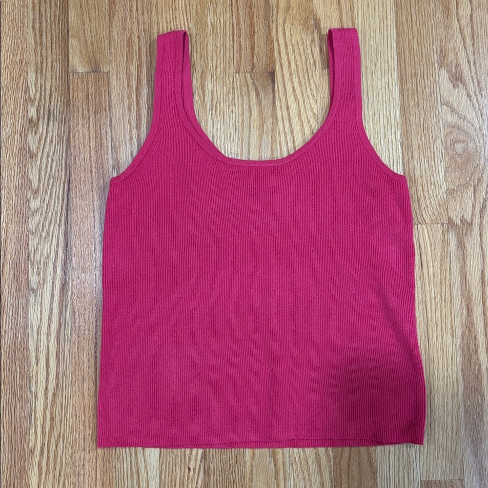 A New Day Fuchsia Sweater Tank